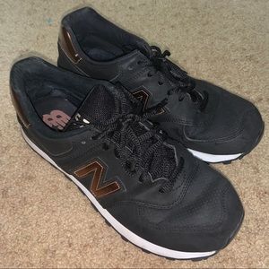 Black and Rose Gold New Balance